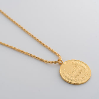 Cadena Entorchada Moneda 50 centavos MEMORIAS