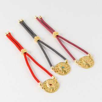 Pulsera Hilo Medalla Tercer Ojo